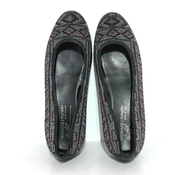 Donald J. Pliner Women’s Beaded Multicolor Ballet Flats Shoes Black Size 7 M - Picture 5 of 11